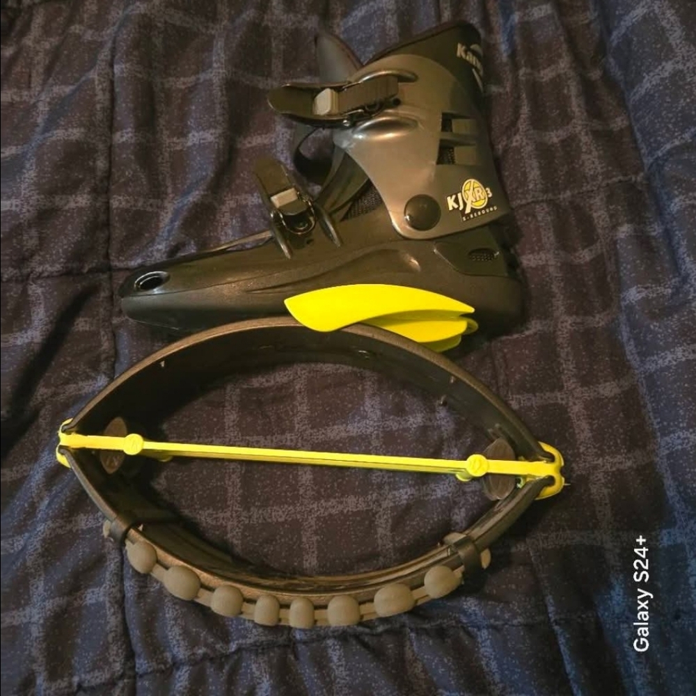 Dynamic Black and Yellow Athletic Shoes for Peak Performance